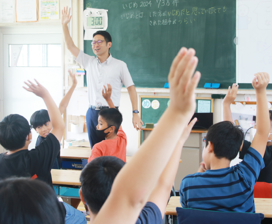 道徳授業の様子